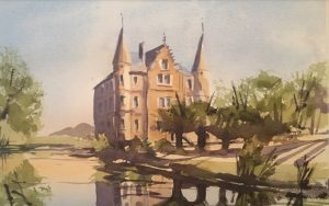 Chateau de la Motte Husson by Frank Walters