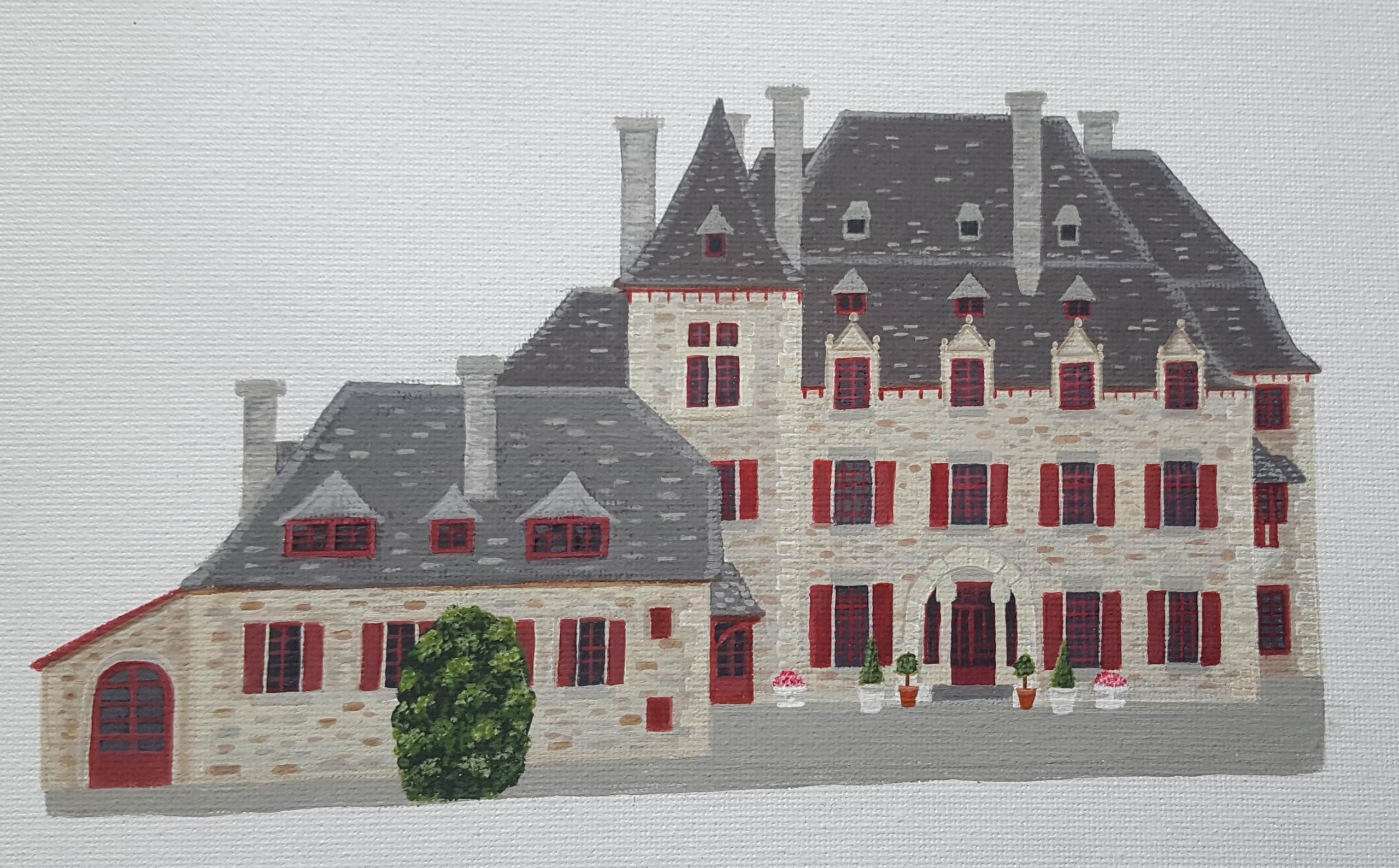 Chateau du Doux Courtesy of Artist Sheila Roper